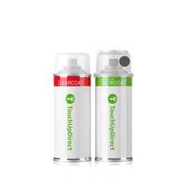 TouchUpDirect Raptor Bumper/Fender Matte Gray Compatible with Ford Exact Match Touch Up Paint Aerosol - Essential Kit