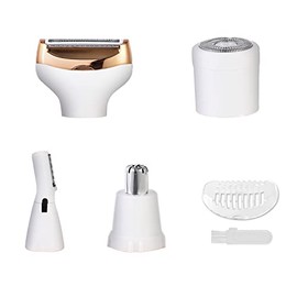 Ladies Electric Shaver Bikini Trimmer Attachment 4 Cutter Heads
