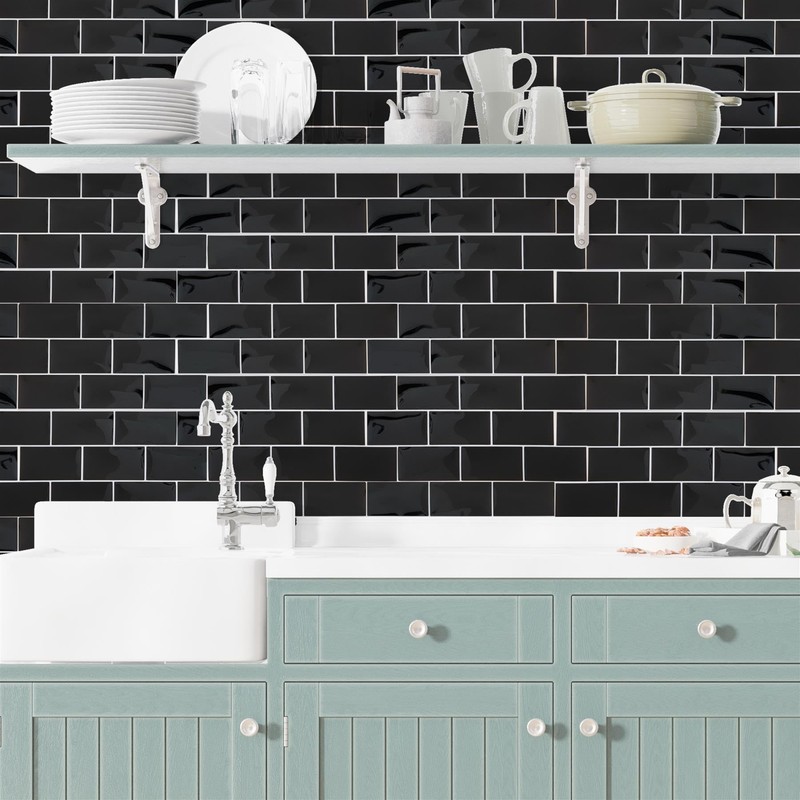 WALPLUS Upgrade Thicker 3D Tile Stickers Peel and Stick Backsplash
