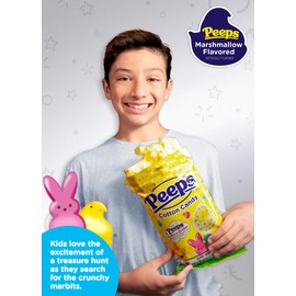 Peeps Cotton Candy Lovers Pack – Fluffy Peeps-Flavored Cotton Candy With Mini Marshmallow Bits – Easter Basket Filler, Snack, and Treat – Includes Bag, Tub, and Individually Wrapped Pouches