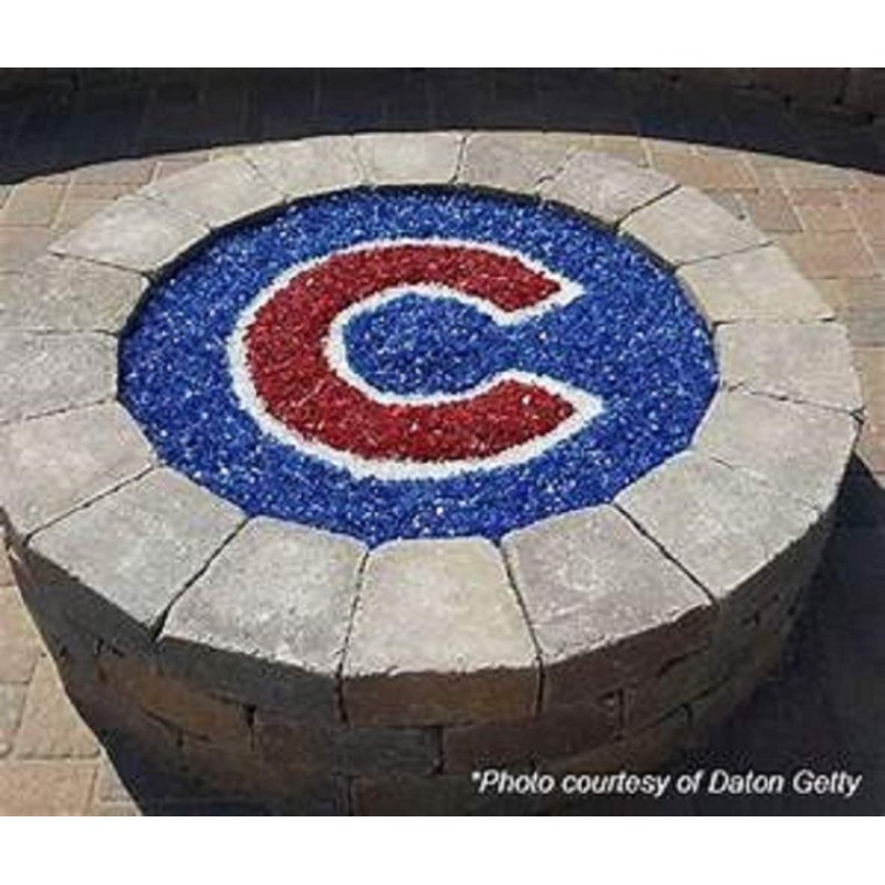 AZ Patio Heaters Firepit Recycled Glass, 20 lb, Turquoise