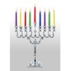 Ner Mitzvah Hanukkah Menorah Candles Dreidels, Chanukah Guide Complete Set