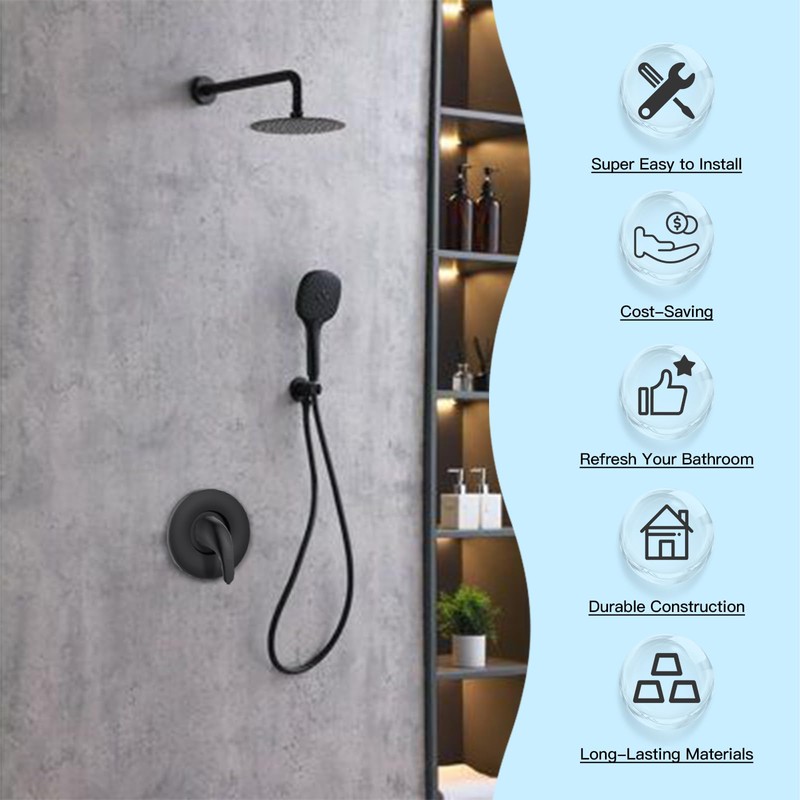 Shower Handle Replacement (100657) for Moen Lever Shower Handle, Compatible