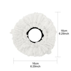 5pcs Mop Head Replacement for Standard Rotating Universal Spin Mop Replacement Mop Heads Mop Microfibre Refill (Round Mop Head)