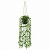 4 Pack Artificial Hanging Plants for Home Decor – Lush