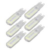 6pcs G9 LED Bulbs 7W Dimmable 360° Illumination Replacement Light