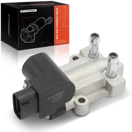 A-Premium Fuel Injection Idle Air Control Valve Compatible with Honda Civic 2001 2002 2003 2004 2005 1.7L, Auxiliary Air Valve, Replace# 16022PLCJ01