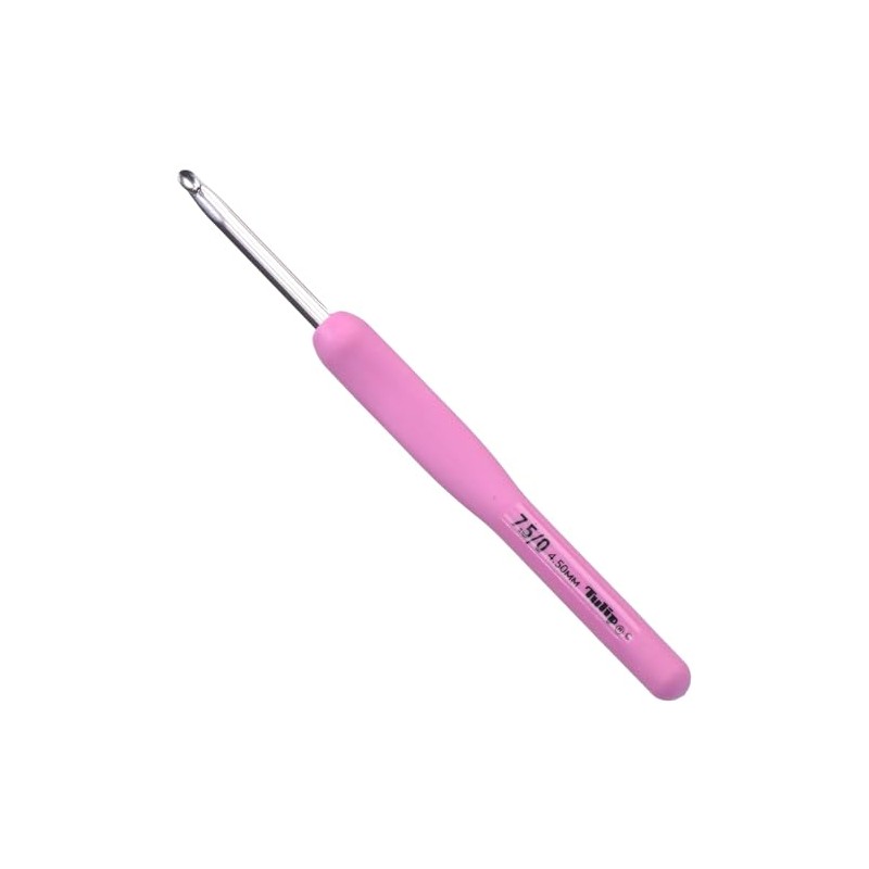 Tulip Company Tulip Etimo Rose Crochet Hook-Size 7.5/4.5mm, Multicolor