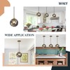 BOKT Mid Century Modern Gold Globe Pendant Lights Kitchen Island