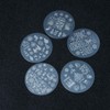 Beaupretty 5pcs Christmas Nail Art Stamping Plate Christmas Tree Snowman