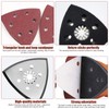 SneiDr 29 Stück Multitool Schleifaufsatz 4 Schleifplatte für Delta-Schleifer 90mm