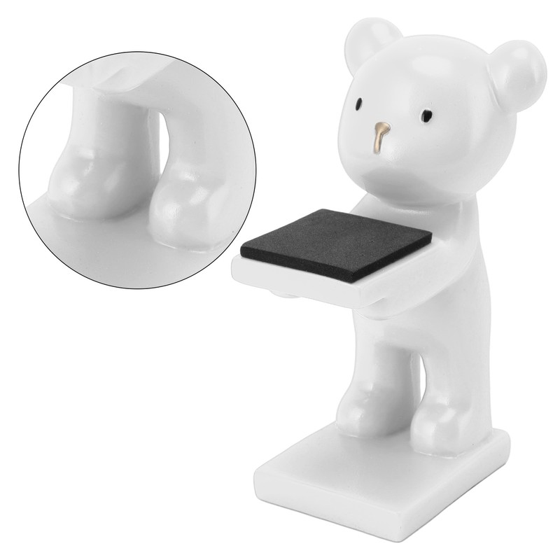 Bear Watch Stand Handcrafted Three Dimensional Modern Style Resin Watch