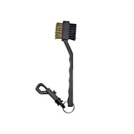 JP Lann Golf Club Utility Brush (Dual Heads) with Clip