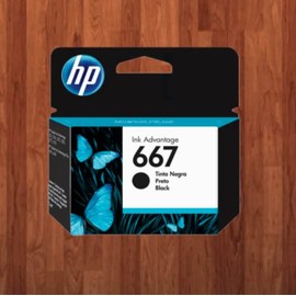 PSA Kit Tinta HP 667 Colores Negro Y Tricolor Original Buen Rendimiento De Impresión Alta Calidad con Textos Definidos Y Colores Vívidos COMPUTO Y PAPELERIA