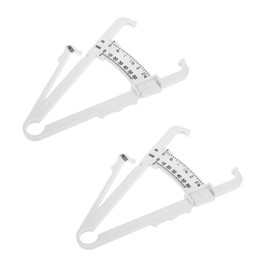 Gatuida 2pcs Handheld Fat Caliper for Accurate Body Measurement Skinfold Analyzer for Men and Women Measure Abdominal Waist Arm Hip and Leg Fat Percentage for Fitness Monitoring