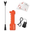 Cattle Prod, Rechargeable Electric Livestock Prod with 2 LED Lights,