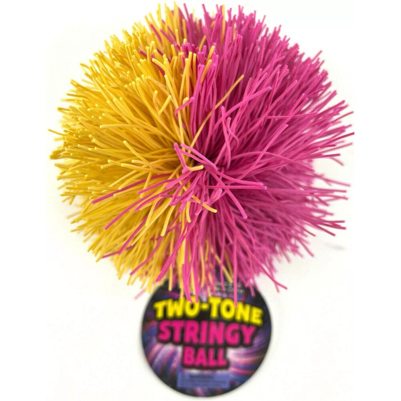 OddzOn 3.5" STRINGY BALL Toy Fidget Rubber (koosh like) Stress