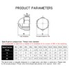 Nylon Dome Cap Nuts 10 Pcs M18 (18mm) Thread Hex