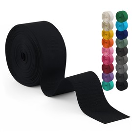 WEBSUKA Polyester Webbing Strap 18+Colors – 1"&1.5"&2" – 10 Yards Heavy Duty Webbing Roll, Flat Webbing Strap for Indoor&Outdoor Gear, Climbing, DIY Crafting, Repairing 1"-10yards