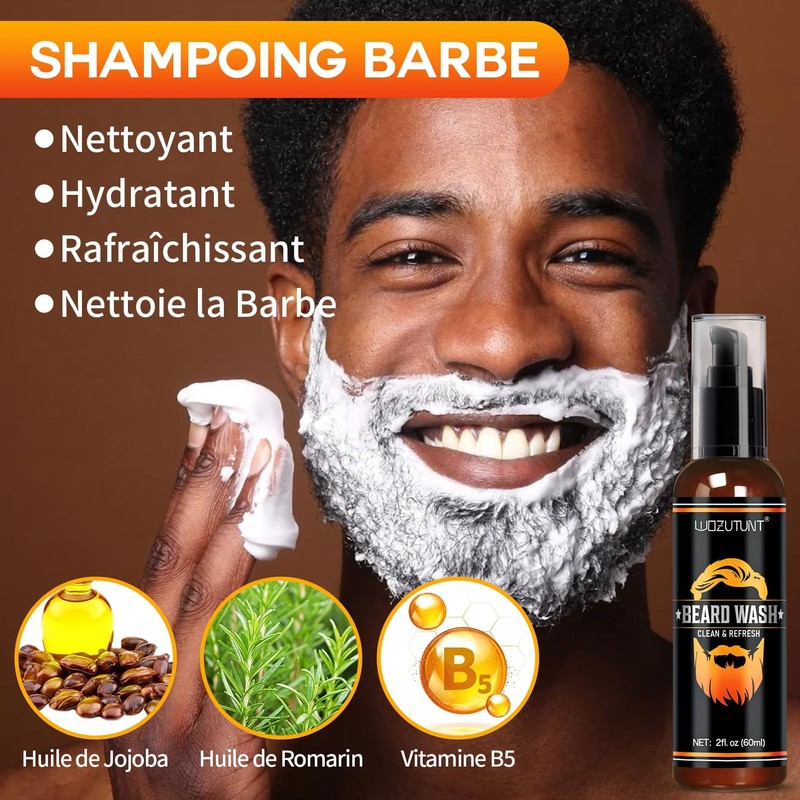 Beard Growth Kit from Clean to Care - W/Beard Roller,Beard