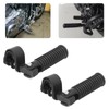Pair of Motorcycle Foot Pegs Clamp Footrest Mount for 1in