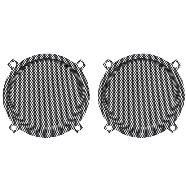 AC-MTORC Batwing Fairings 5.25" Black Mesh Speaker Grills Cover for