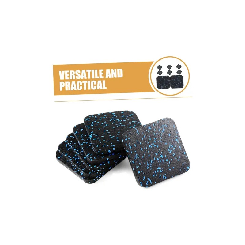 Besportble 8pcs Exercise Equipment Mat Exercise Pad Rubber