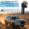 Youqsm Car Engine Coolant Thermostat Housing Assembly Compatible with Toyota