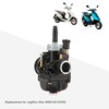 GOOFIT 17mm Schwarzer Vergaser Motorrad DS integrierter Vergaser Replacement for