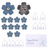 20pcs Memorial Pins for Funeral, Forget Me Not Pin Flower