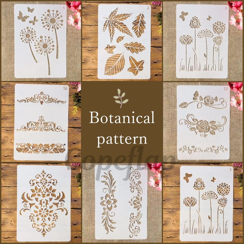 Copeflap Stencil Sheets Stencils 20 Pack Drawing Template Stencil Plate