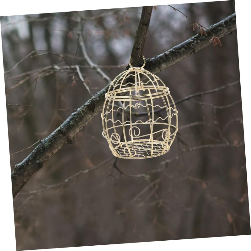 Outanaya Bird Feeder for Wild Birds Hanging Suet Holder Outdoor
