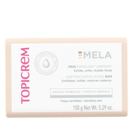 Topicrem - Mela Exfoliating Bread - Unifies the Complexion, Exfoliate, Awakens Shine - Olive Oil, Coprah and Apricot Kernel Oil - Face and Body Care for Sensitive Skin - 150g