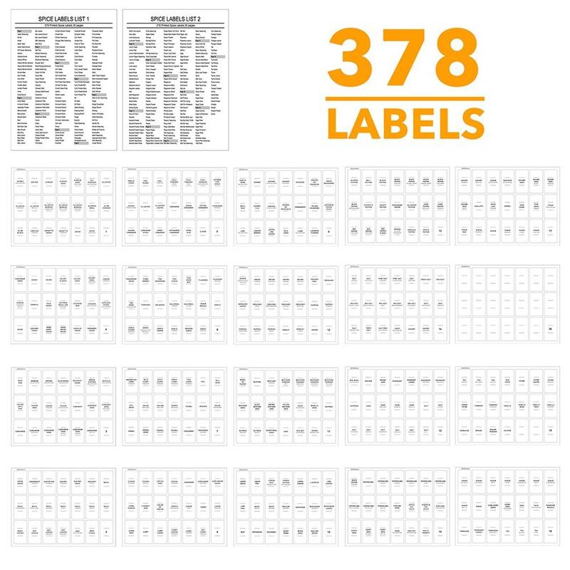 SpaceAid® Bamboo Spice Drawer Organizer Compact Spice Rack for Kitchen