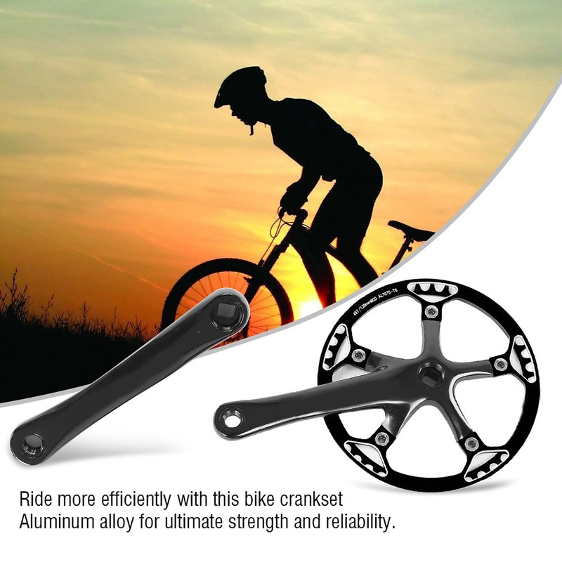 Bicycle Crank Chainring Set 45T 47T Crank Chain Set Bicycle