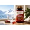 GB Premium Antarctic Krill Oil 2000mg, Omega-3 EPA & DHA