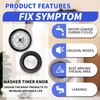 3362624 Washer Timer Knobs - Compatible with Whirlpool & Kenmore