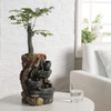 GOSSI Indoor Fountain Decorative 5-Tier Rockery Tabletop Fountains with a