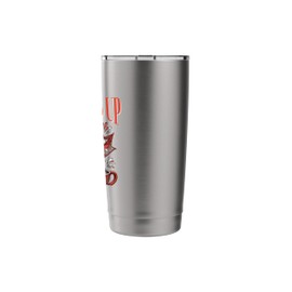 Elbow's Up - Never 51 Canada Flag Maple Leaf and Coffee Men Stainless Steel Insulated Tumbler