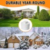 Cinsda 3" PVC Sewer Cleanout Cap, DWV Sewer Cleanout Cap