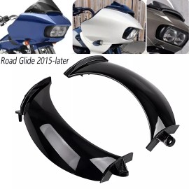 Unbranded Front Headlight Fairing Vents For Harley Road Glide Special FLTRXS Ultra FLTRU