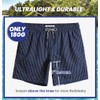 MaaMgic Mens Short Swim Trunks Quick Dry Bathing Suits Print