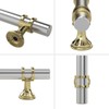 Haliwu 10 Pack Brushed Nickel Cabinet Pulls, Barrel Cabinet Handles