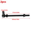 Antrader M12 x 8" J Bolt Gate Hinge,2Pcs Screw Hinge