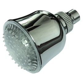 Steinbach Solarduschenzubehör LED Shower Head Silver Diameter Approx. 9 x 12 CM