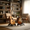 GUITTO Guitar Stand Foldable Universal Floor A Frame Instrument Holder