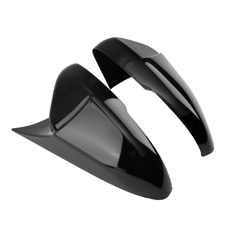 maXpeedingrods Gloss Black Side Mirror Cover Caps Set for Honda