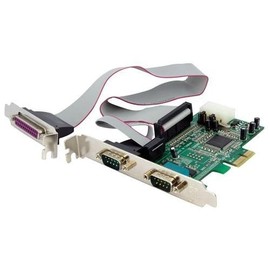 Dialogic StarTech.com 2S1P Native PCI Express Parallel Serial Combo Card with 16550 UART - 2 x 9-pin DB-9 Male Parallel
