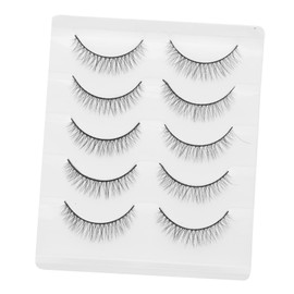 Outanaya 5 Pair Fake Eyelashes Set Strip Lashes Natural 3d Kiss False Lashes for Women Beauty