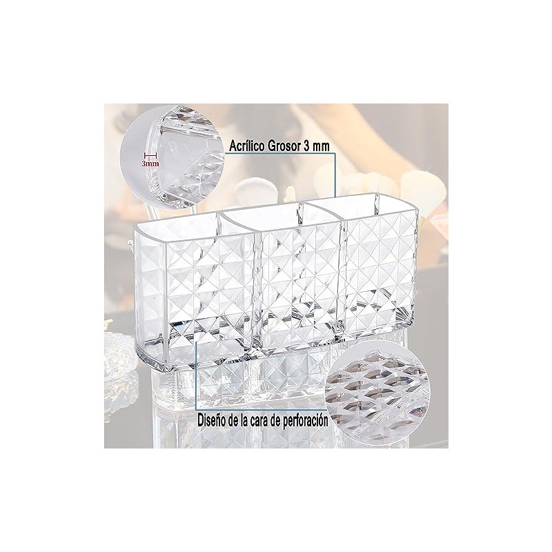 Organizador de Brochas de Maquillaje